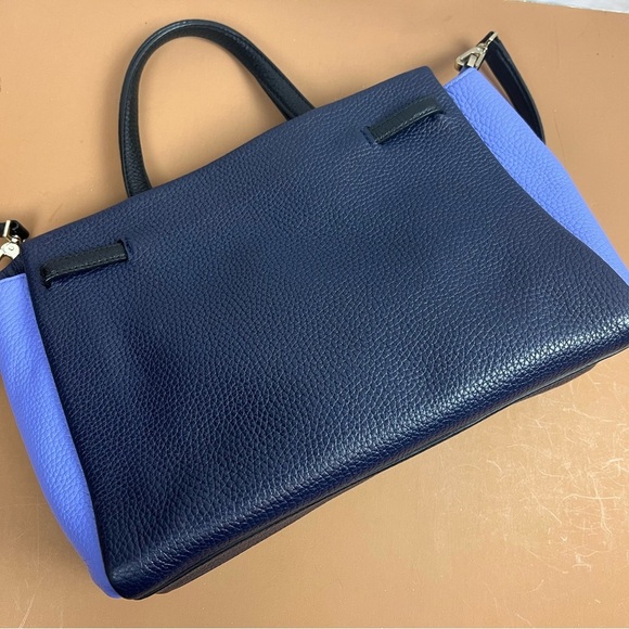 kate spade NY holder street Lanier leather satchel bag Blue - Picture 14 of 14